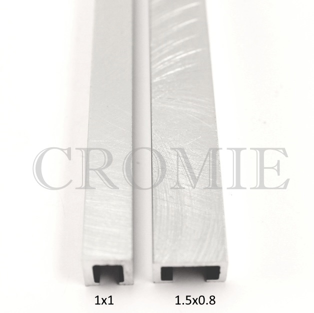 Listello Brush Anodizzato Argento