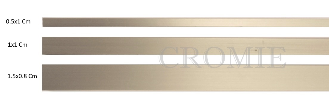 Profili Piatti Anodizzati Bronzo Satinato