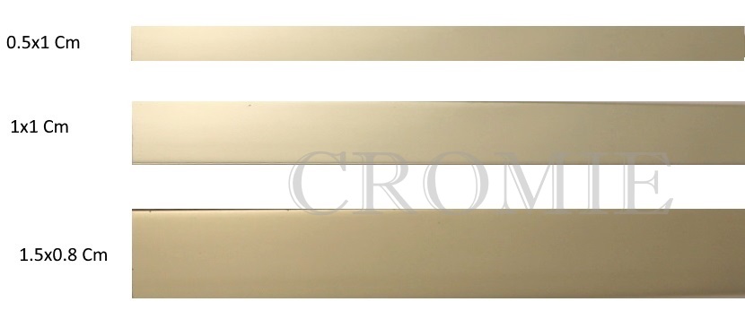 Profili Piatti Anodizzati Bronzo Lucido