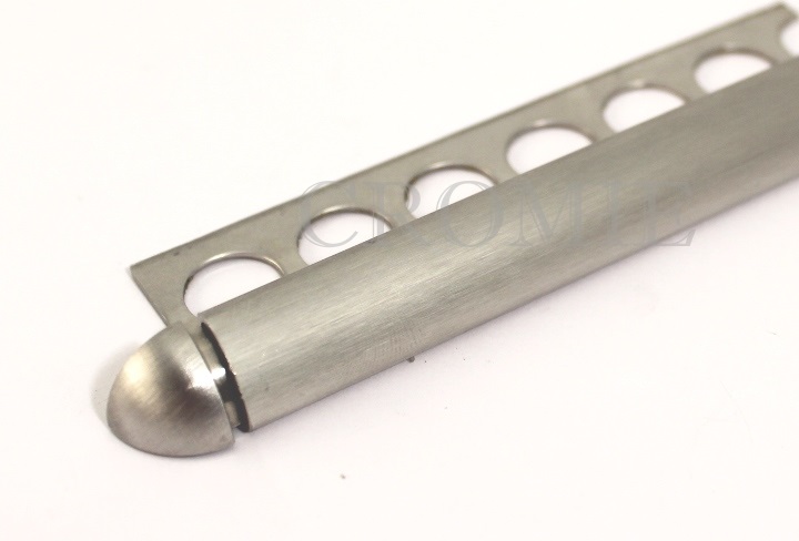 Profilo Quarter Round Inox Satinato