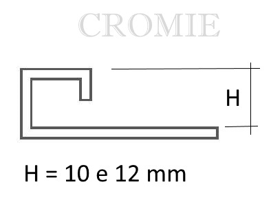 Profilo Quadro Inox Lucido