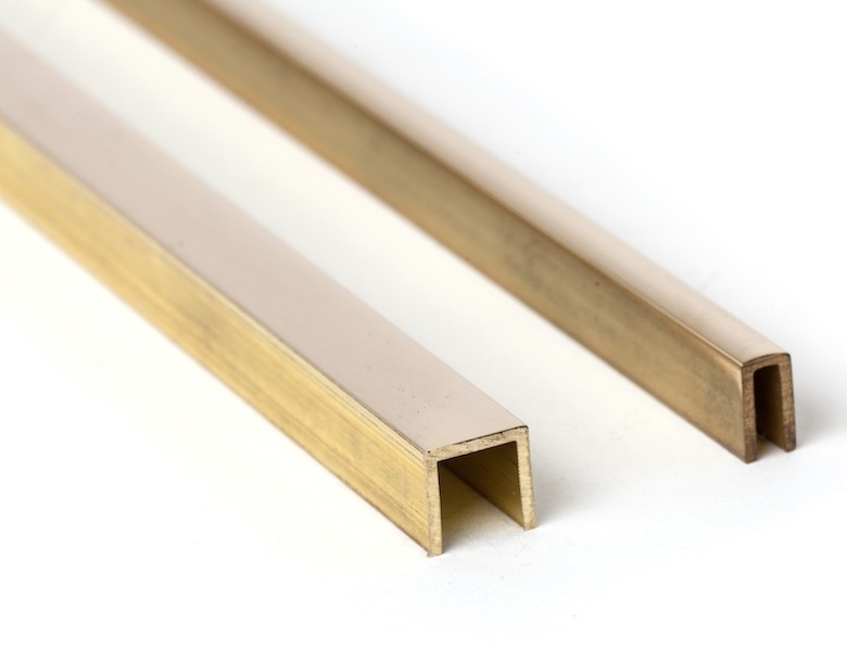 Profilo in Ottone Lucido