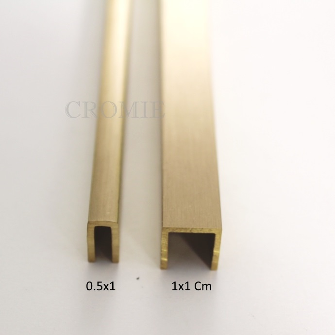 Profilo in Ottone Satinato