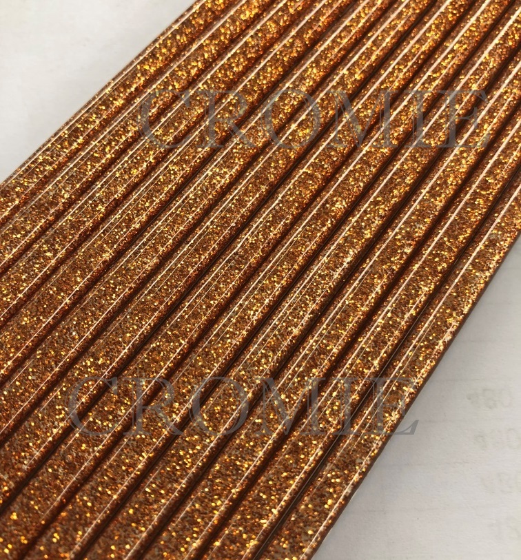 LISTELLO GLITTER RAME 0.5x200