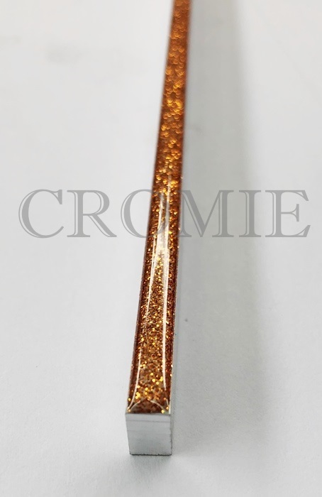 LISTELLO GLITTER RAME 0.5x200