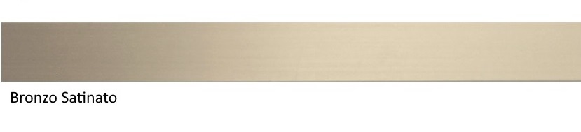 Profilo Alluminio Anodizzato Bronzo Sat.