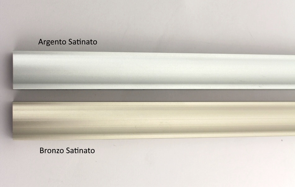 Profilo Alluminio Concavo Anodizzato